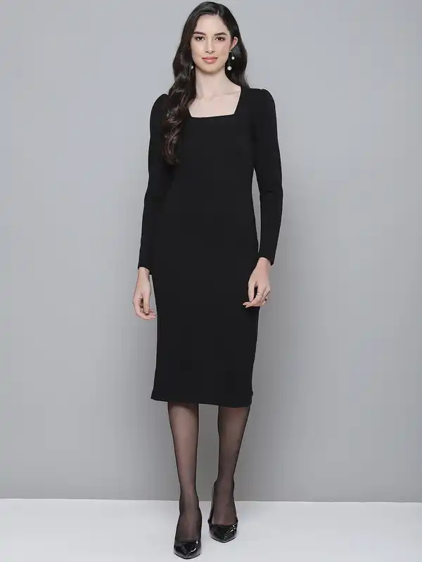 green emerald velvet dress Mirabella Long Sleeve Fitted Evening Dress main image 0
