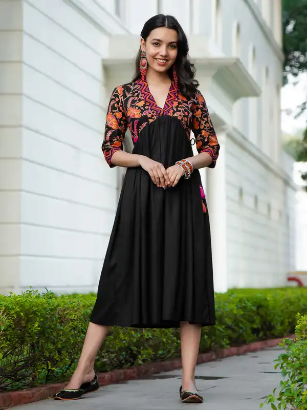 open lace back dress Rust Orange South Indian Style Anarkali Suit Set