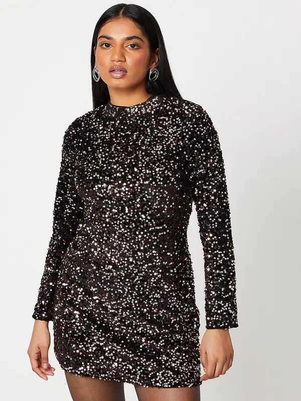 Dorothy Perkins Sequins Dress - Buy Dorothy Perkins Sequins Dress online in  India