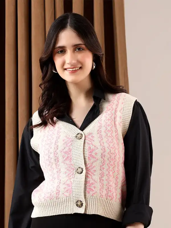 Sleeveless Sweater - Buy Sleeveless Sweater online in India