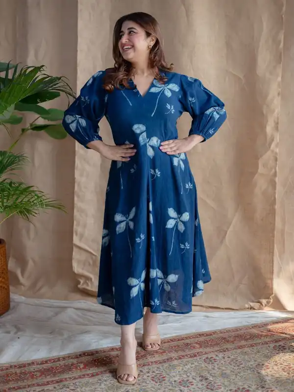 Block Print Dresses - Buy Block Print Dresses online in India