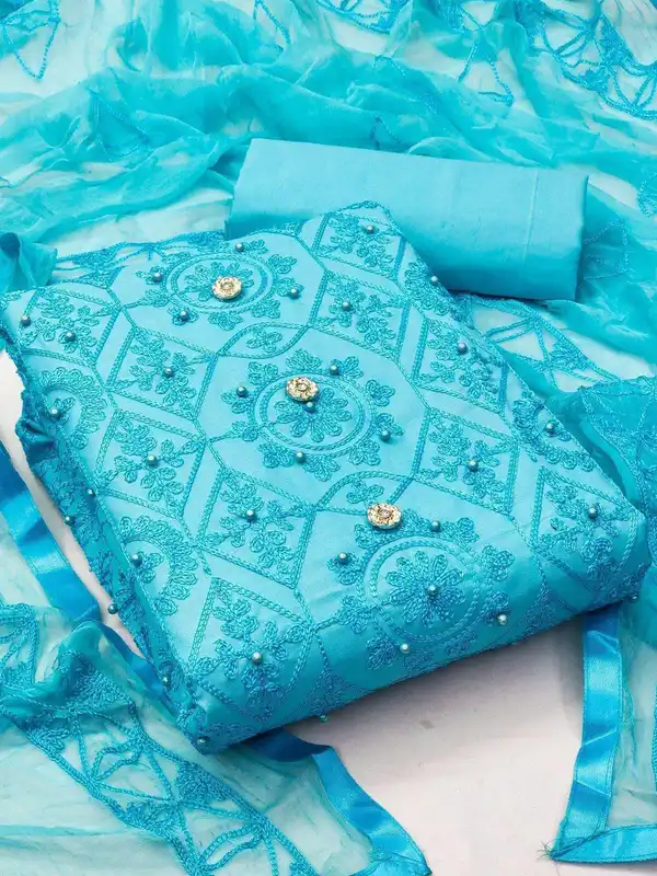 Unstitched Blue Dress Material - Buy Unstitched Blue Dress Material online in India Unstitched Blue Dress Material - Buy Unstitched Blue Dress Material online in India