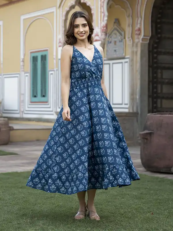 blue dress myntra Navy Dresses Size.:S bb-conscious Kate Spade Madison Avenue