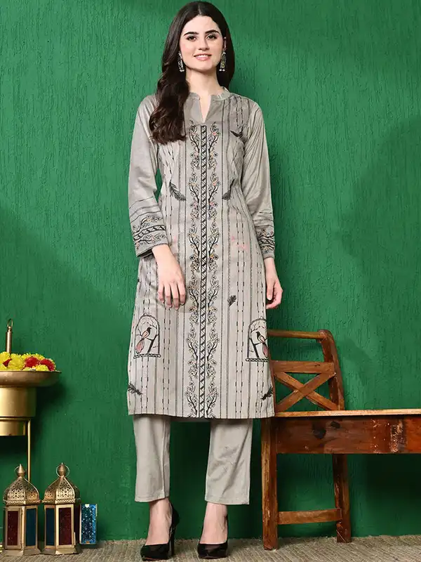 sachin and babi light blue dress Classic Indian Winter Wear Guide: Shawls, Jackets, Kaftans & Phirans main image 0