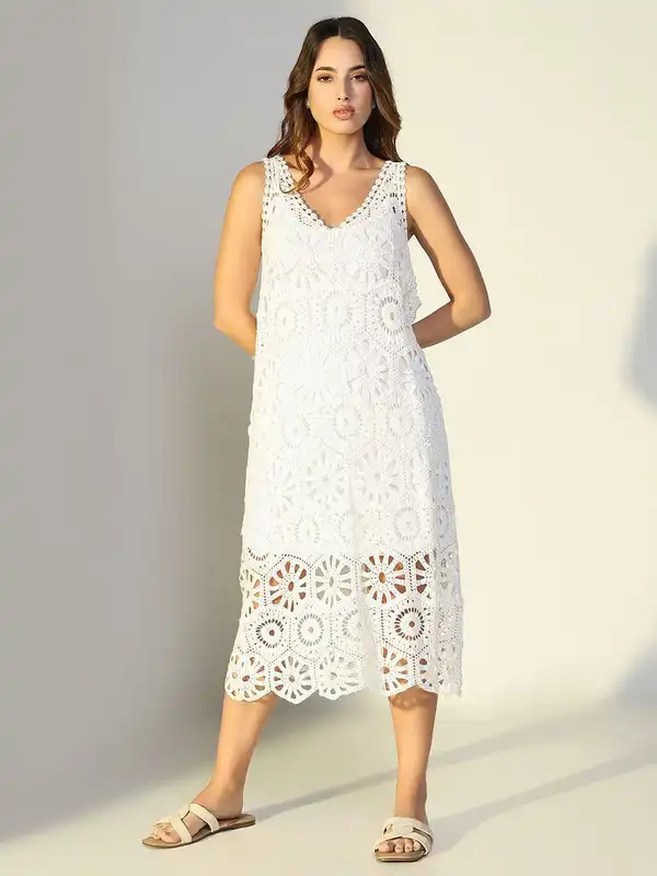 ruffled long dress Ava Sleeve Ruffle Maxi (Sale) Low Iron If Needed ball wedding Main Event Fringe Dress SIZE:5XL