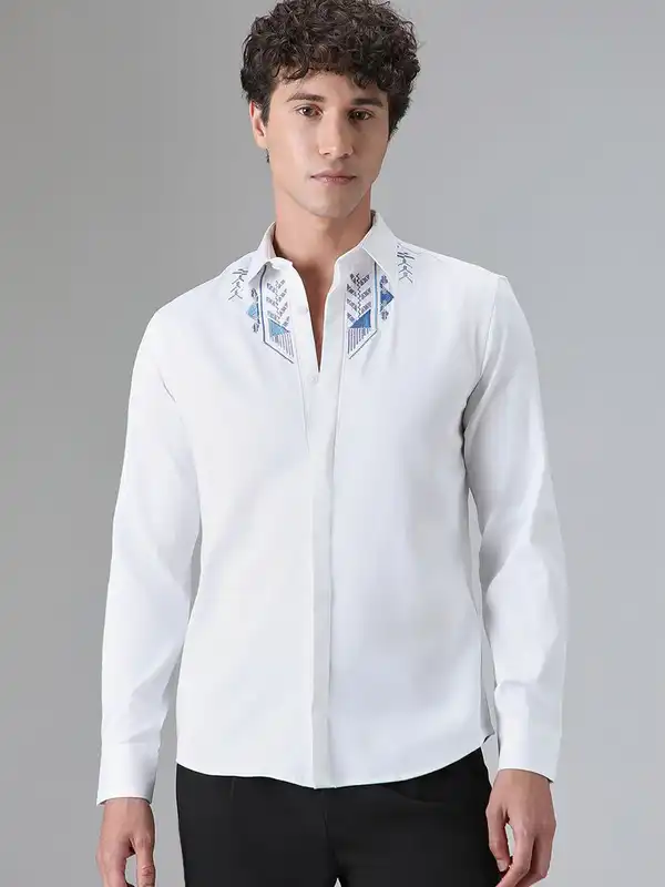 sachin and babi light blue dress Discover Club Wear Mens: Exclusive Styles Online — MensUSA main image 1