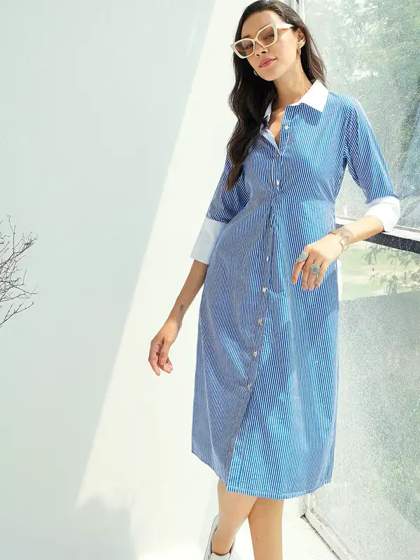 indian cotton summer dresses myntra Cotton Midi Dress