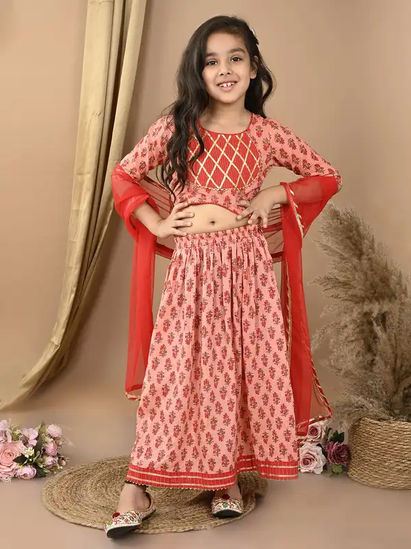 Baby Girls Crop Top Lehenga Choli - Buy Baby Girls Crop Top