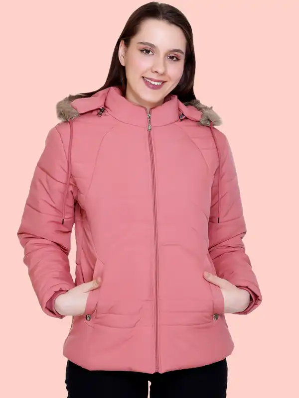 alfalahuniversity edu womens shiny puffer jacket with fur hood