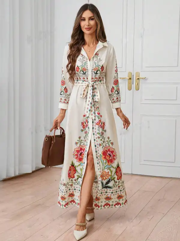 knee length dresses for ladies Forever 21 Nude Maxi Dress with White Embroidered Lace- Size S – The Saved  Collection