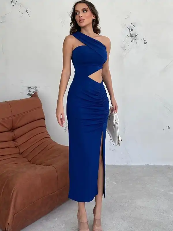 chinese dress ladies Maxi Dress for Women 2024 Long Sleeve Square Neck Ankle Length Bodycon Dress  for Club, Date Night, Vacation S-3XL Admiral Blue at Amazon Women's  Clothing store