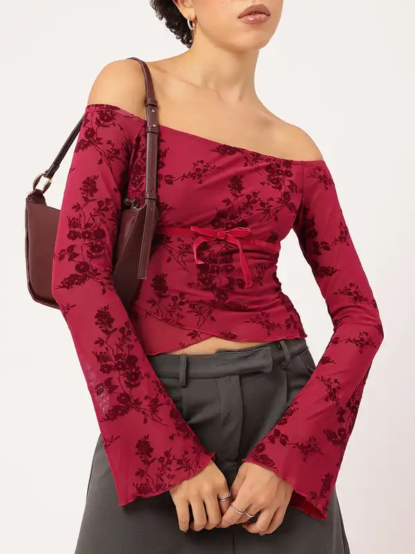 Ribbon Tops Women - Buy Ribbon Tops Women online in India