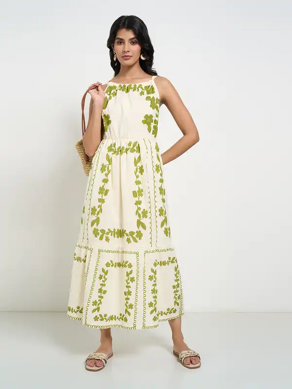 akkriti by pantaloons maxi dress Akkriti By Pantaloons Printed Maxi Dress