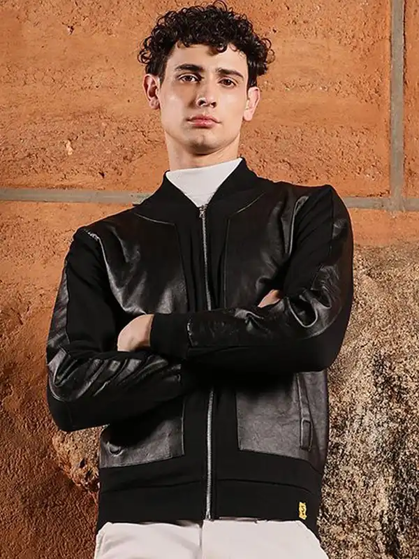 Men Jackets Leather Bomber - Buy Men Jackets Leather Bomber online