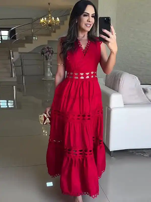 open lace back dress Ruched Bodycon Midi Dress main image 0