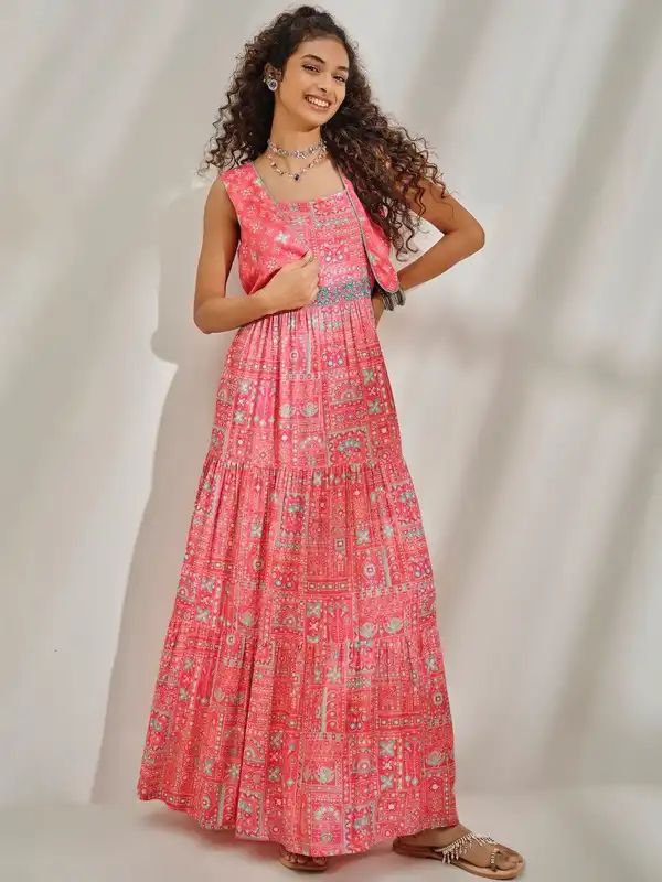 Global Desi Square Neck Dresses - Buy Global Desi Square Neck Dresses  online in India