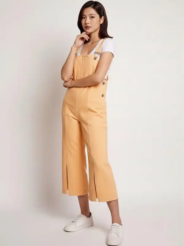 chinese dress ladies Buy KEVIN BLUE Stretchable Denim Dungaree Dress Comfortable Skinny Short  Length Dangri main image 1