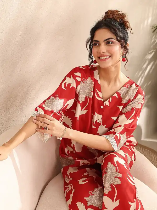 Silk Night Suit - Buy Trendy Silk Night Suit Online in India | Myntra