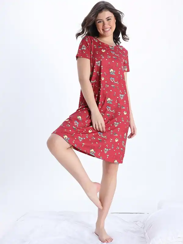 Red Nighties - Buy Trendy Red Nighties Online in India | Myntra