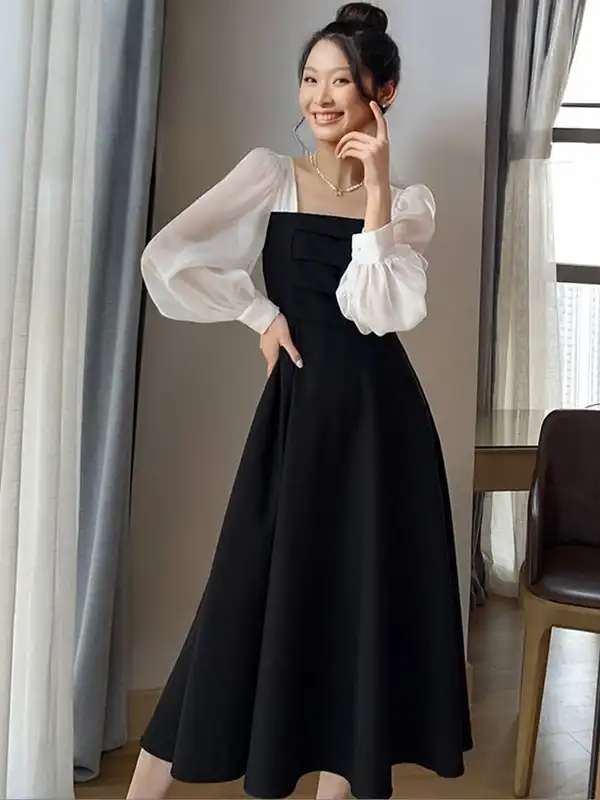 green emerald velvet dress Off-The-Shoulder Long Formal Dress with Banded Sleeves Pewter / 14 main image 0