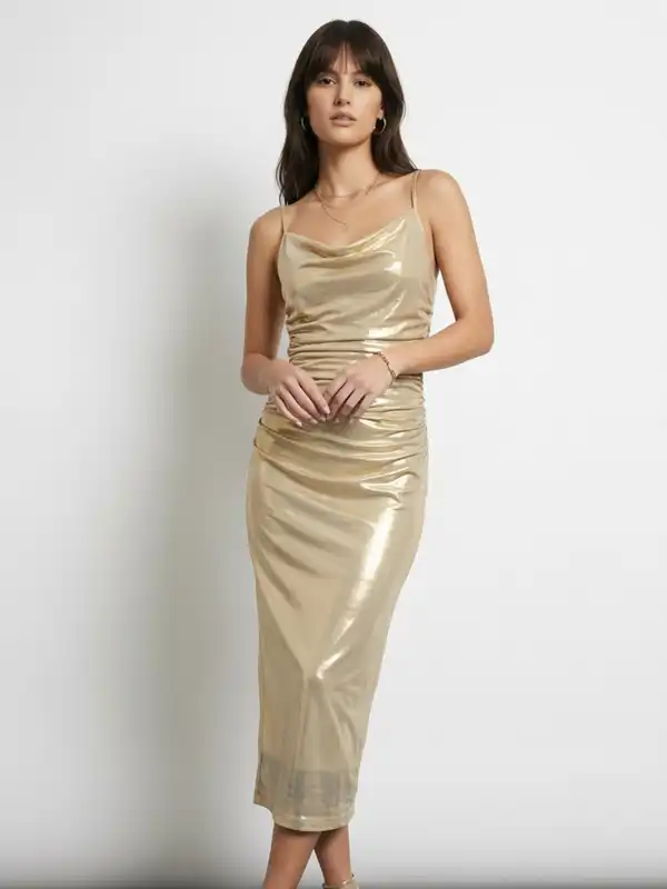 sachin and babi light blue dress Women's Gold Cocktail & Party Dresses