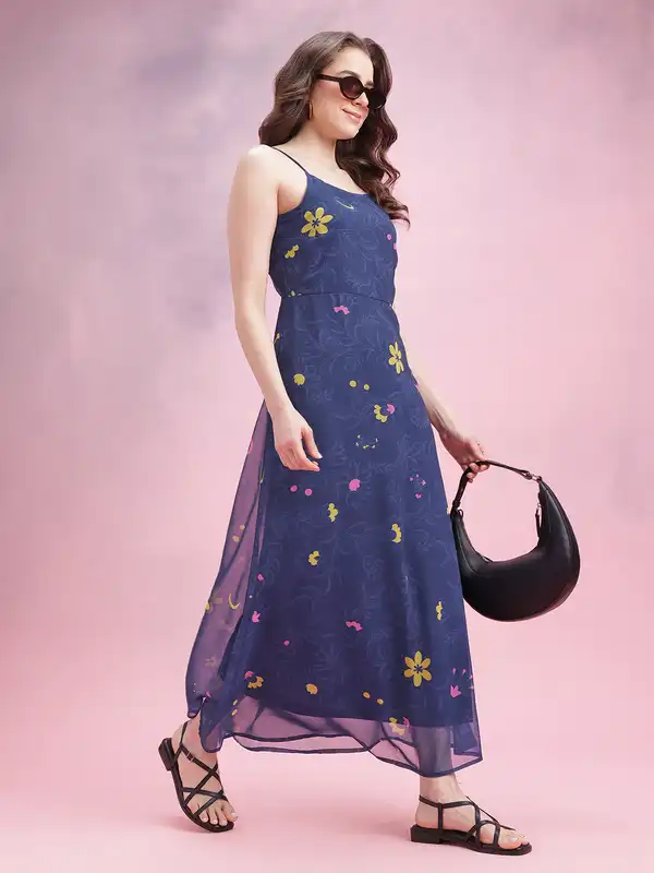 skater dress a line Elowyn Linen Blend Skater Dress main image 0