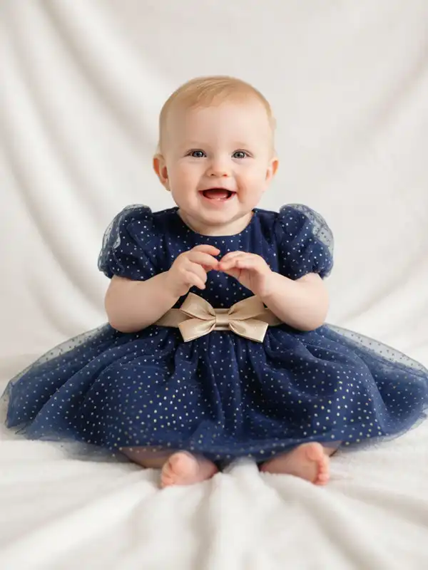 Blue Glitter Dress - Buy Blue Glitter Dress online in India