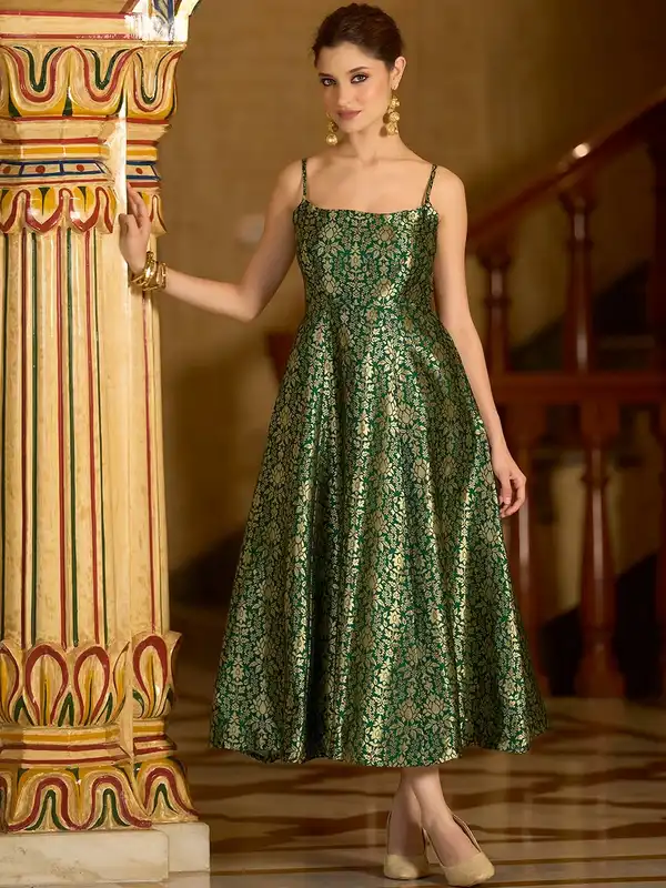 Green Yellow Dresses - Buy Green Yellow Dresses online in India