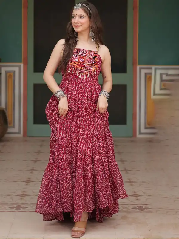 sachin and babi light blue dress Buy Diwali Ethnic Outfits for Women Online –Rangita main image 0