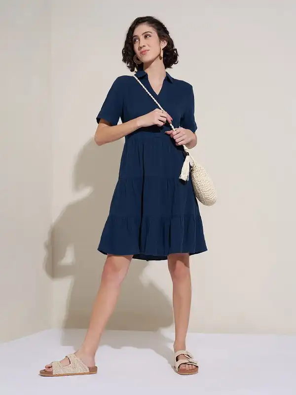 sachin and babi light blue dress Chic Styles and Comfort in navy blue dress casual for Trendy Women main image 0