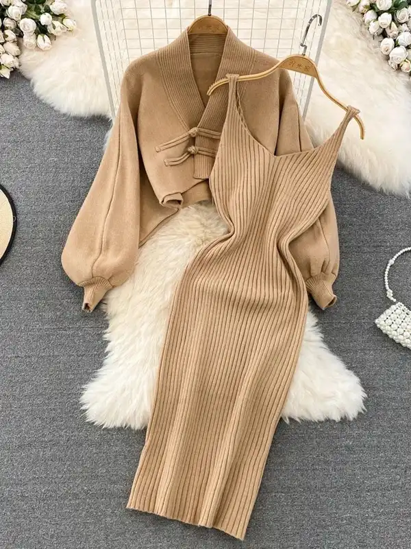 knit dress online india Sweater ocean-blue