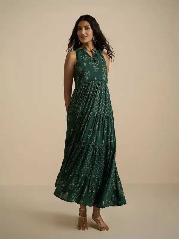 knee length dresses for ladies Rozy Cotton Maxi Dress main image 0