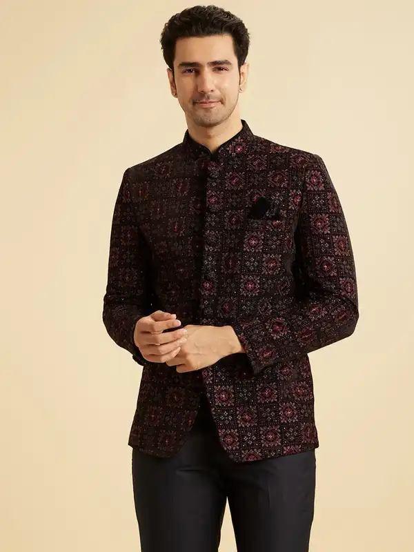 sachin and babi light blue dress Jodhpuri Suit Men