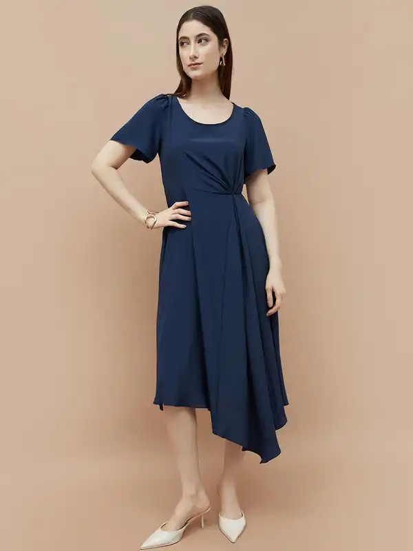 Code By Lifestyle Blue Dresses - Buy Code By Lifestyle Blue Dresses online  in India