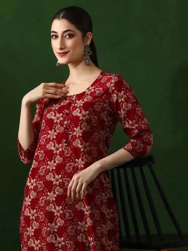 chinese dress ladies Jaipuri Green Cotton Heritage Dress for Women  COTLAND Fashion Xs