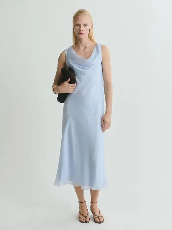mango blue dress Just A Girl Mini Dress Navy main image 0