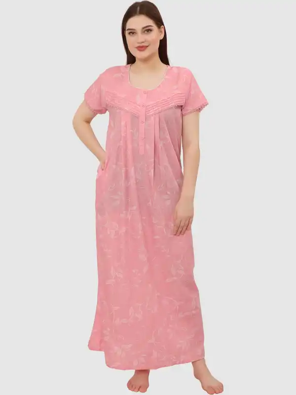 Pink Women Nightdress Night Suits - Buy Pink Women Nightdress Night Suits  online in India