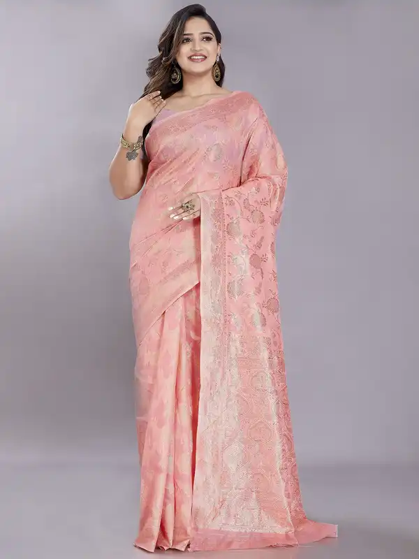 RANI SAAHIBA Women's Sari Pure Cotton Printed Blouse