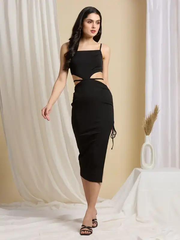 fitted lace wedding dress Lady Black Tie - Valentina Maxi - White - Final Sale main image 1