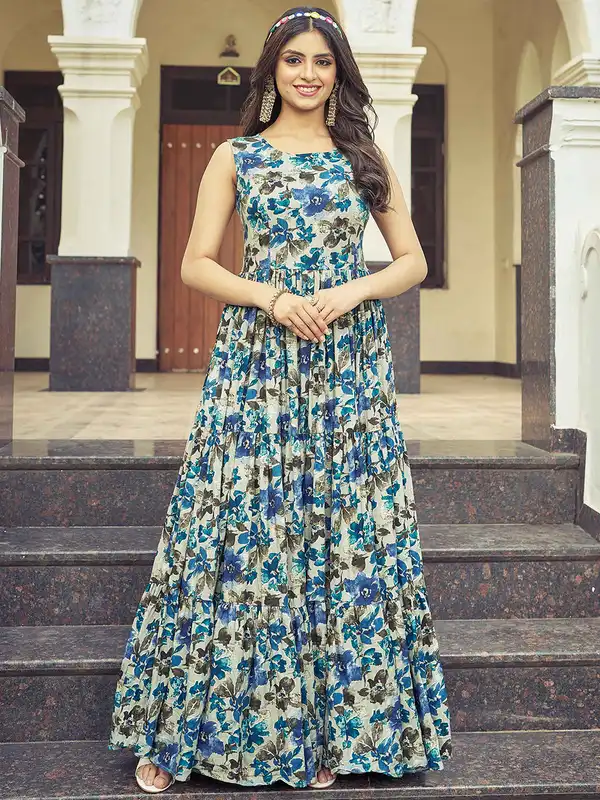 sachin and babi light blue dress Shop Aesthetic Winter Outfits for Women main image 0