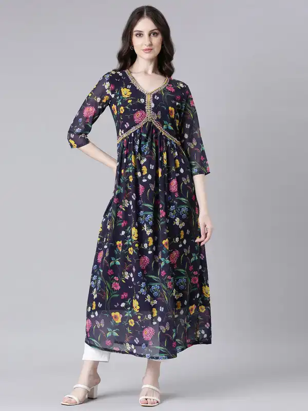 neerus party wear dresses Gowns/ Dresses