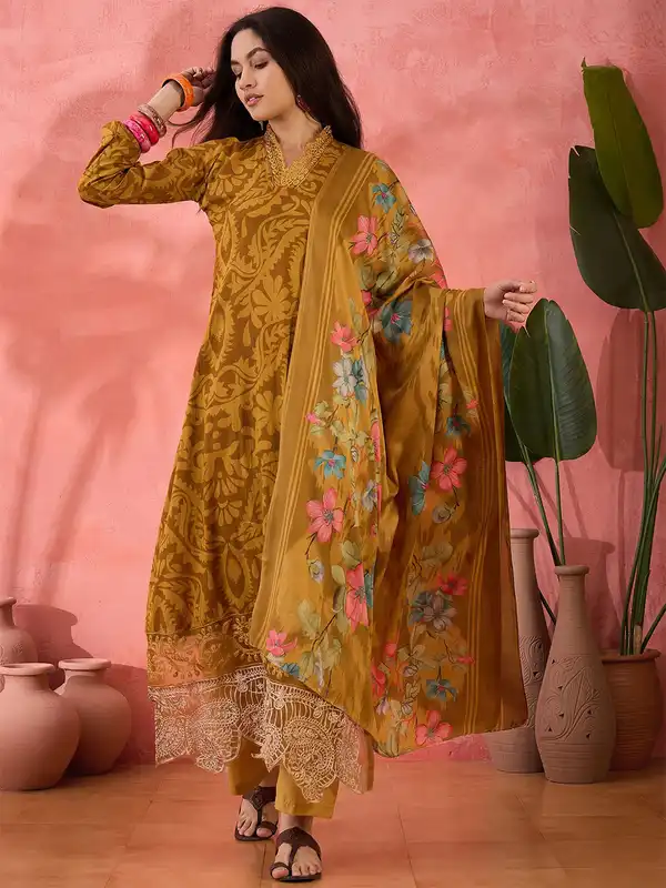 dress material with chiffon dupatta Black and White Bagru Hand Block Printed Dress Material With Chiffon D   Weaves of Tradition