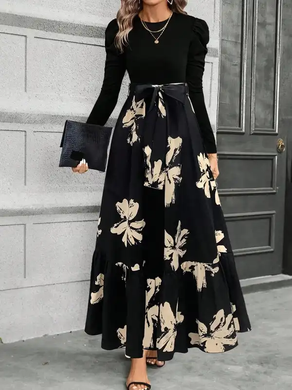 green layered dress Petal and Pup Jace Tiered Maxi Dress main image 1