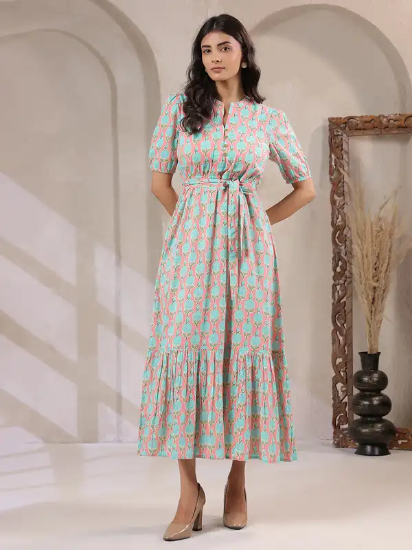 ladies long summer dresses with sleeves Boho Long Summer Sundress – Off-Shoulder Slit Skirt Floral Maxi Dress in Black | Women's Boho Fashion | 5XL main image 0