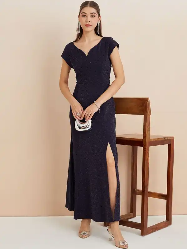 knee length dresses for ladies Lantern Sleeve Tie Dye Smock Dress – MS Designs Collection