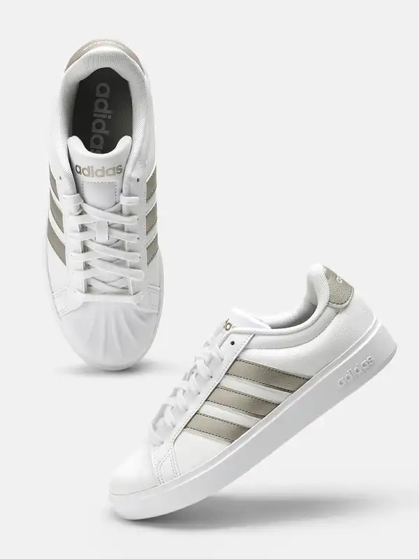 adidas gazelle silver green womens adidas Women's Superstar II Shoes, Size 7, Black/Black/White main image 1