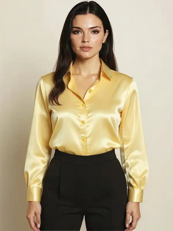 slim fit dress slacks Sequin Shirt Dress Gold / Medium main image 1