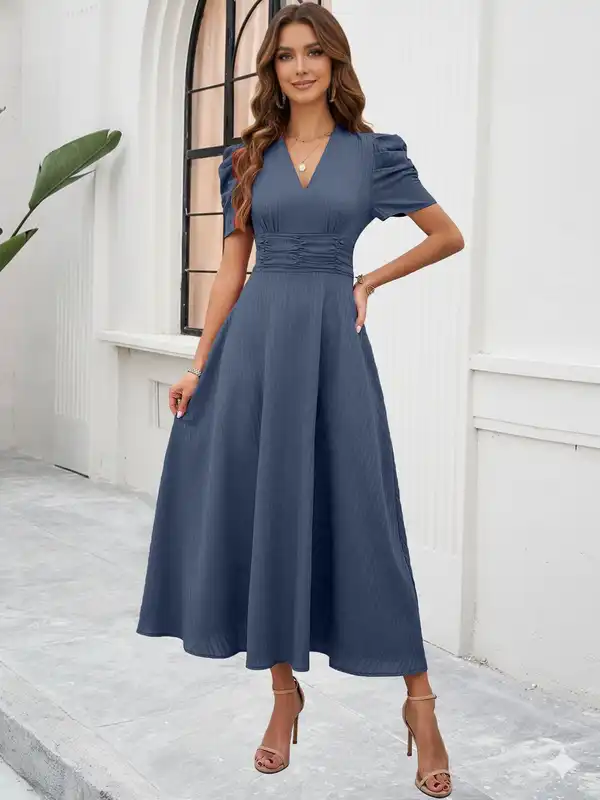 ladies sky blue dress Wedtrend Women Chiffon Mother of the Bride Dress Sky Blue Long Sleeves  Wedding Guest Dress with Sequins  WEDTREND