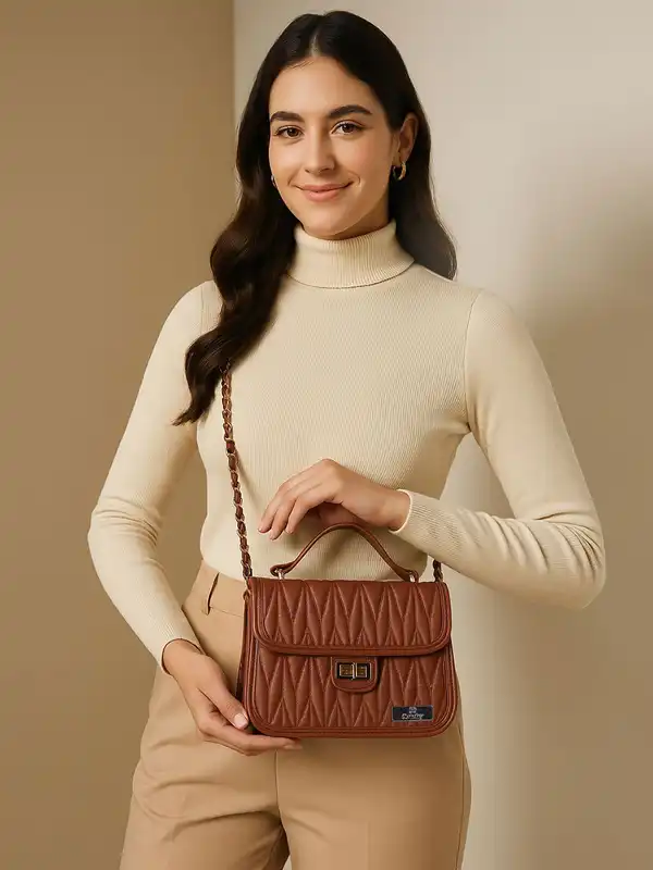 Quilted Handbags - Buy Quilted Handbags online in India