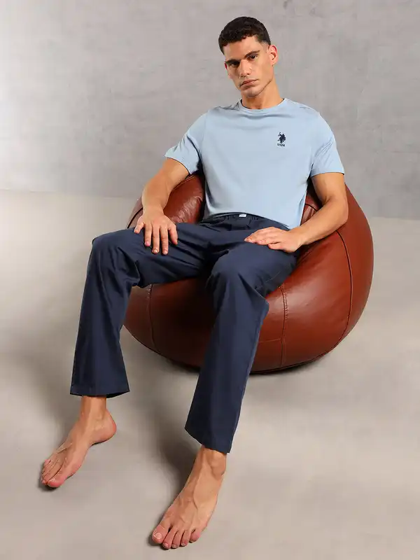 sachin and babi light blue dress Men Nightwear main image 1